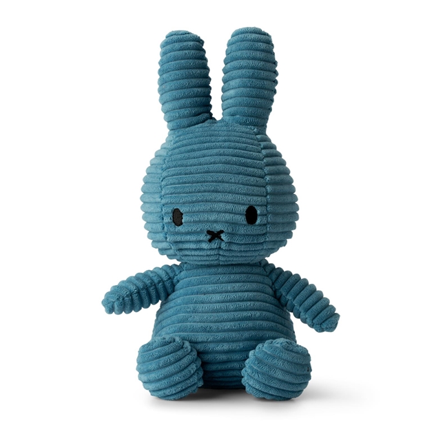 Miffy Corduroy Soft Toy 23cm-Blue