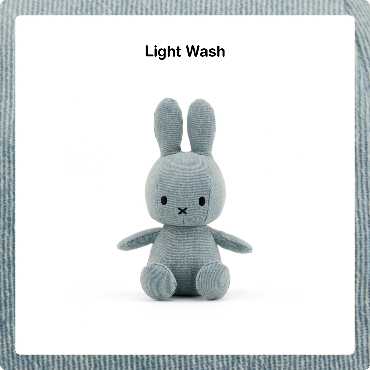 【Bon Ton Toys】Miffy Denim 23cm-Light Wash