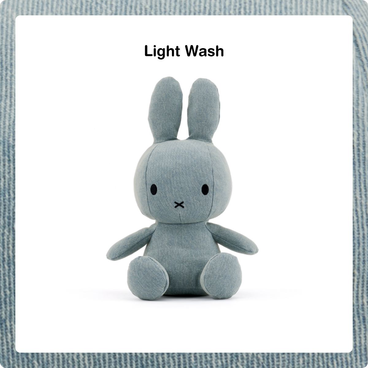 【Bon Ton Toys】Miffy Denim 33cm-Light Wash