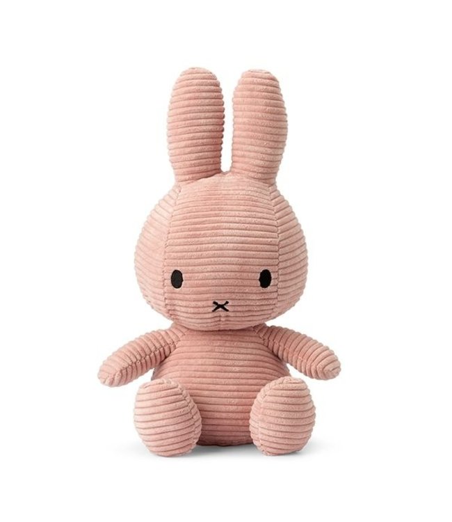 Miffy Corduroy Soft Toy 23cm-Light Pink