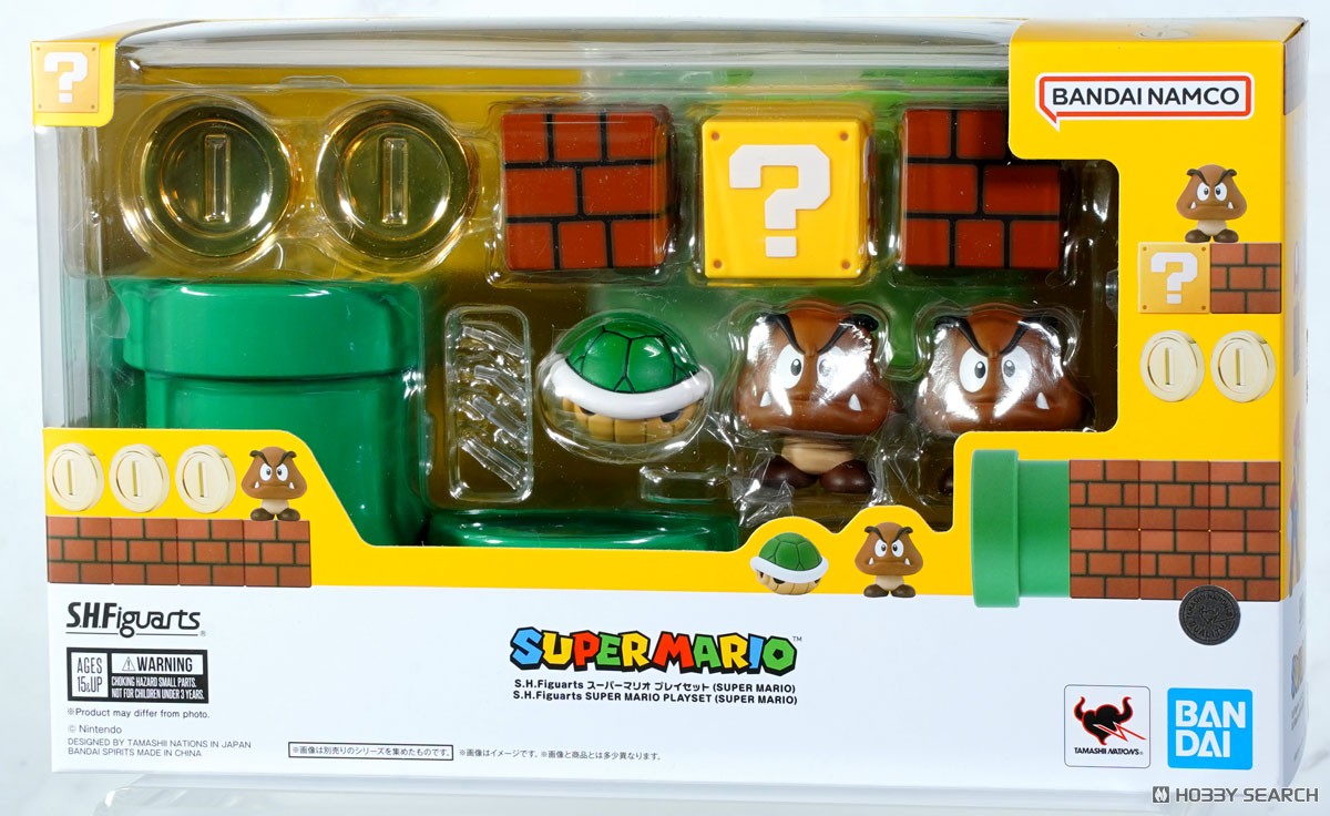 In-Stock Bandai S.H.Figuarts SHF Action Figure Mario Playset