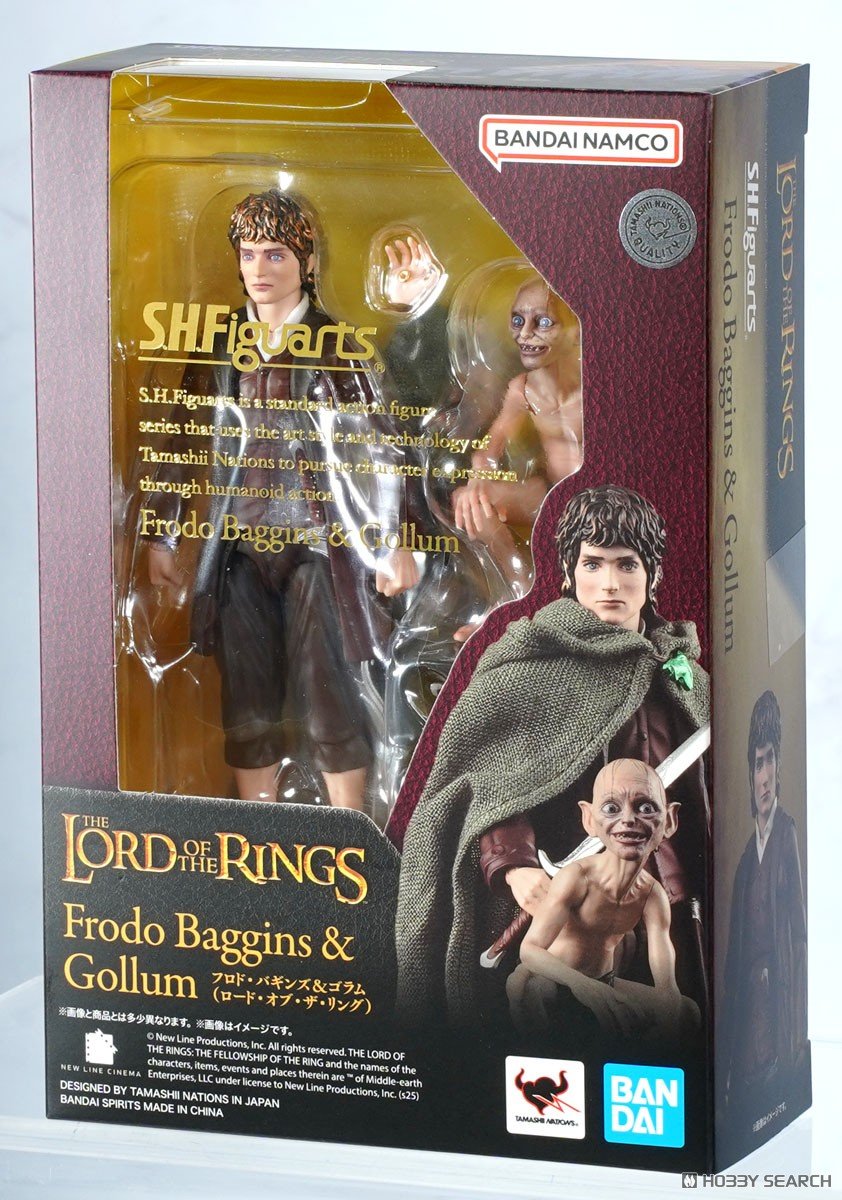 Bandai S.H.Figuarts Action Figure - Frodo Baggins & Gollum (The Lord of the Rings: The Fellowship of the Ring)