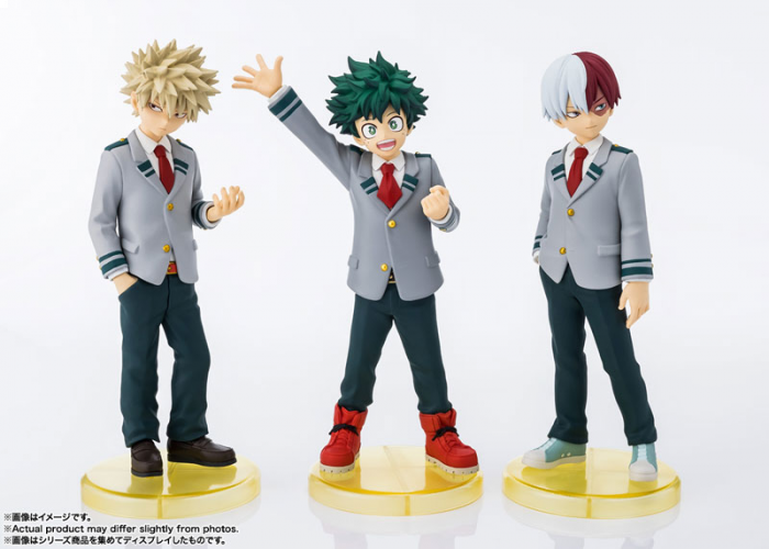 Bandai Adokenette PVC Figure Midoriya  Bakugo Todoroki Set (My Hero Academia)