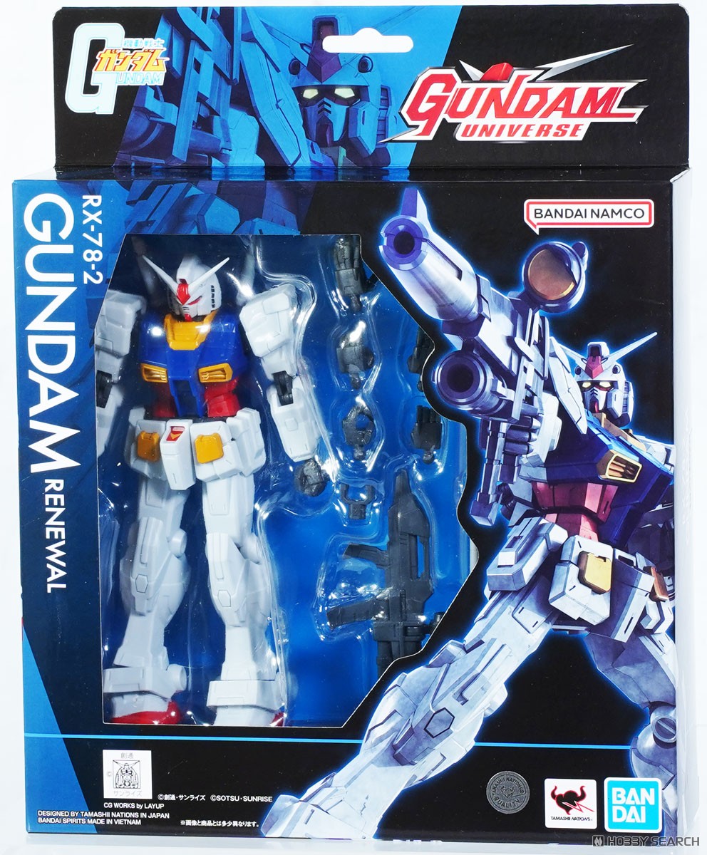 Bandai Gundam Universe Action Figure RX-78-2 GUNDAM RENEWAL (Mobile Suit Gundam)