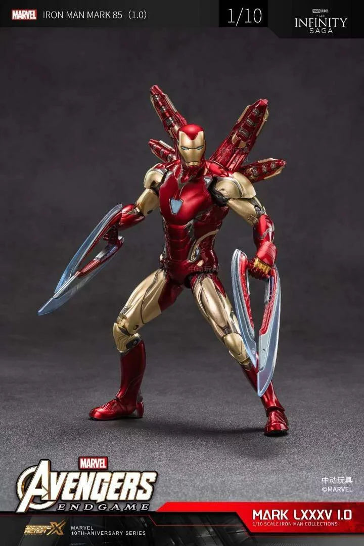 ZD Toys 1/10 Marvel Ironman Mark LXXXV MK85 (Official Licensed Product)