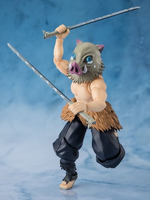 Bandai S.H.Figuarts SHF Action Figure Inosuke Hashibira (Demon Slayer: Kimetsu no Yaiba)
