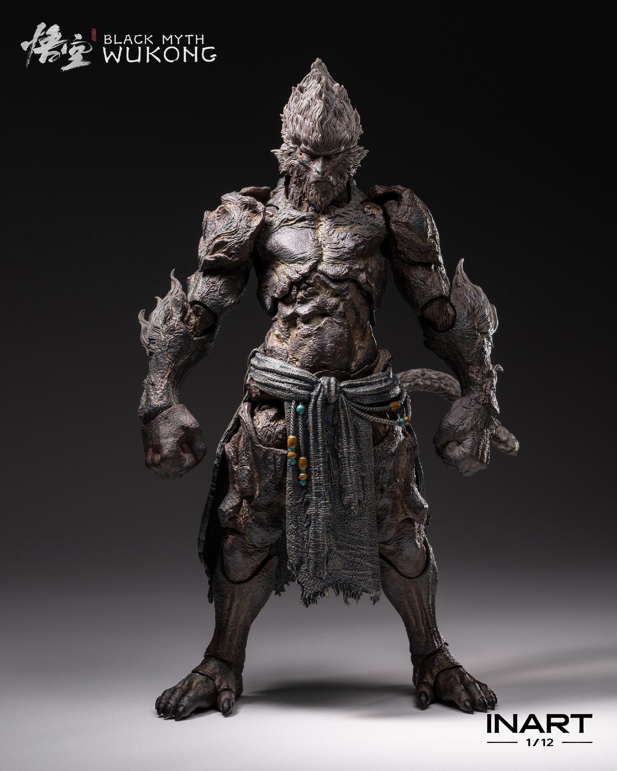 Inart 1/12 SCALE Black Myth: Wukong - Stone Monkey Action Figure