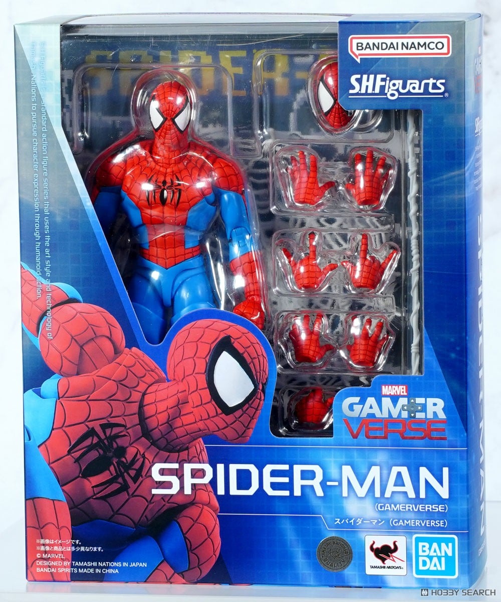 バンダイ　SH.フィギュアーツ　マーベル　ゲーマーバース　スパイダーマン S.H.Figuarts スパイダーマン（GAMERVERSE） | 魂ウェブ
