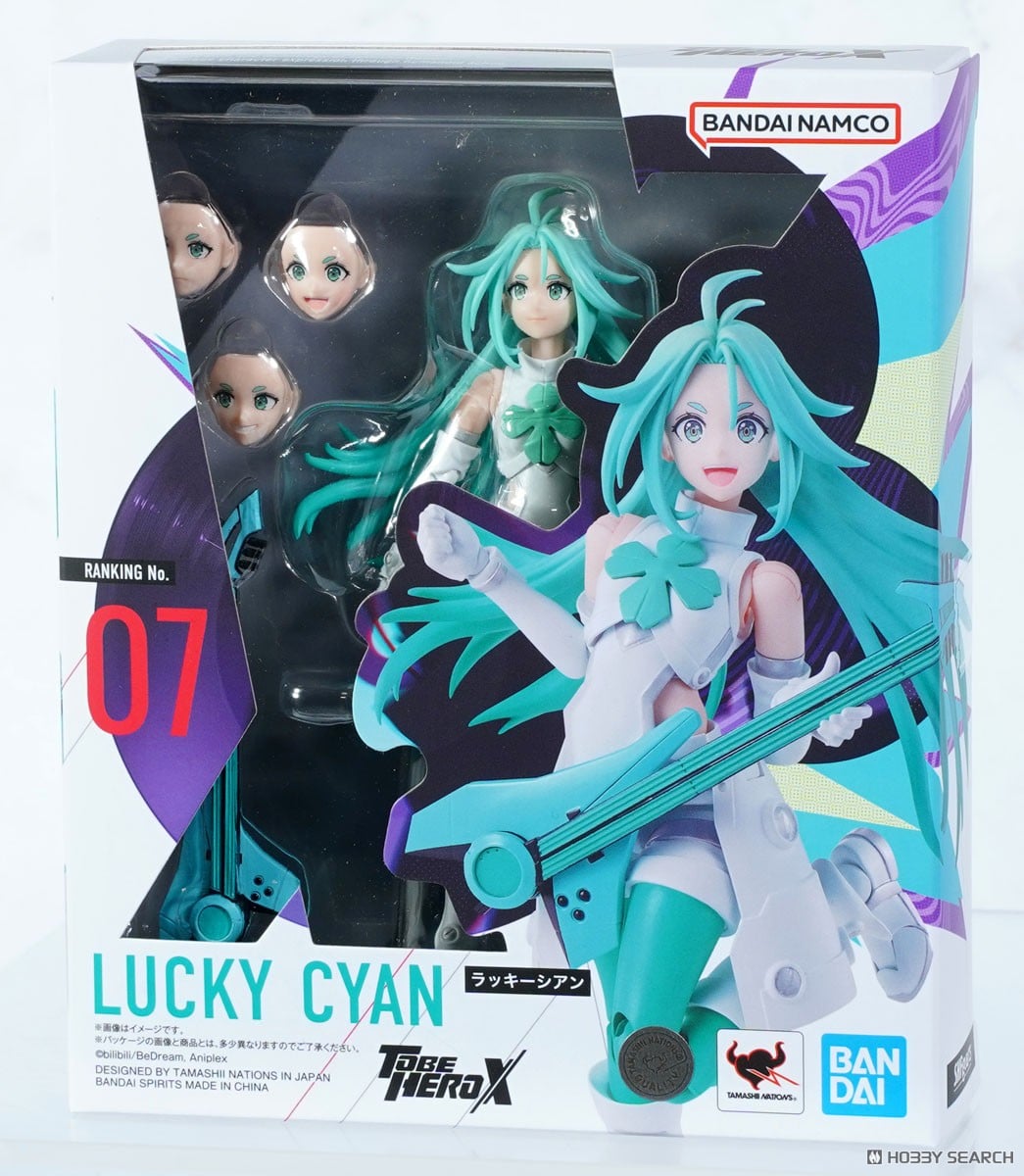 Bandai S.H.Figuarts Action Figure Lucky Cyan (To Be Hero X)