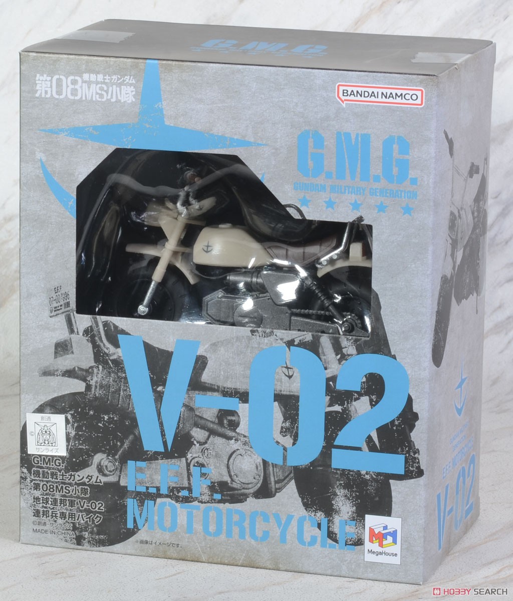 MegaHouse G.M.G. (Gundam Military Generation) Mobile Suit Gundam The 08th MS Team U.N.T. V-02 Motorcycle for Federal Soldiers