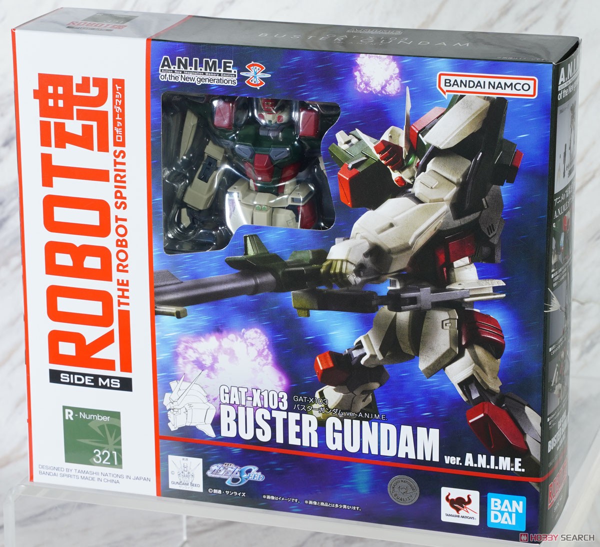 Bandai ROBOT Damashii (Side MS) GAT-X103 Buster Gundam Ver. A.N.I.M.E.