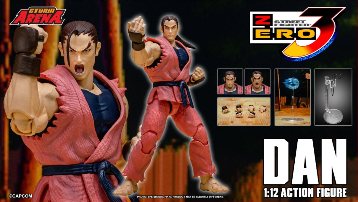 Storm Arena Collectibles 1/12 Dan Action Figure (Street Fighter