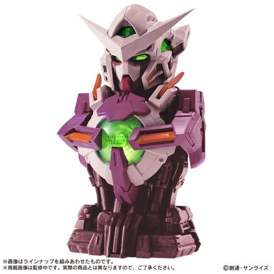Bandai Gashapon - Mobile Suit Gundam Ms Mechanical Bust 05 Gundam Exia (Trans-AM Color) (Set of 3)