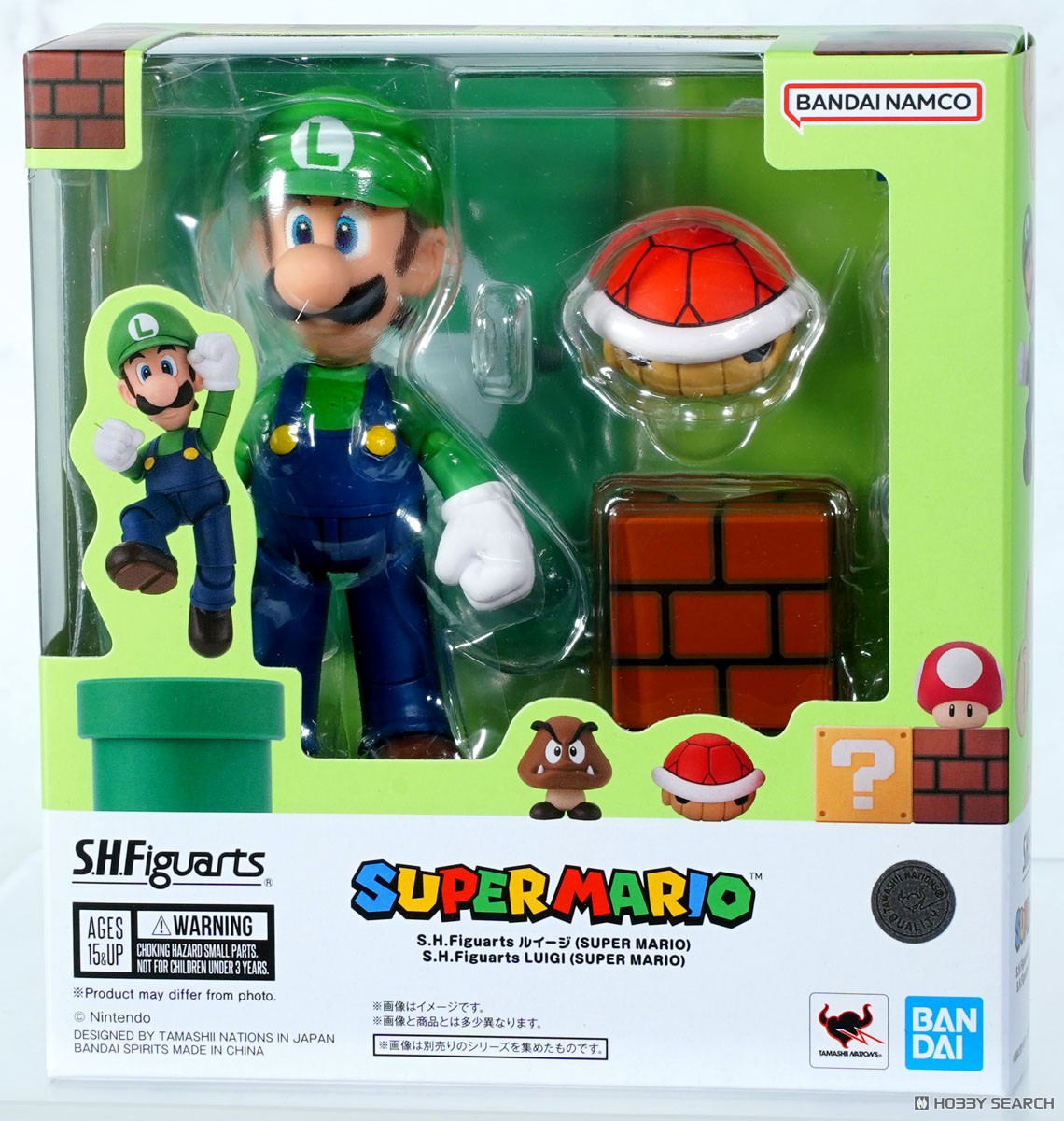 Bandai S.H.Figuarts SHF Action Figure Luigi (Super Mario)
