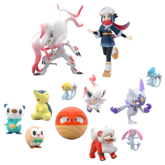 Bandai Candy Toys Pokemon Scale World Jade Region Set (Full Set of 6 with Original Design Package)