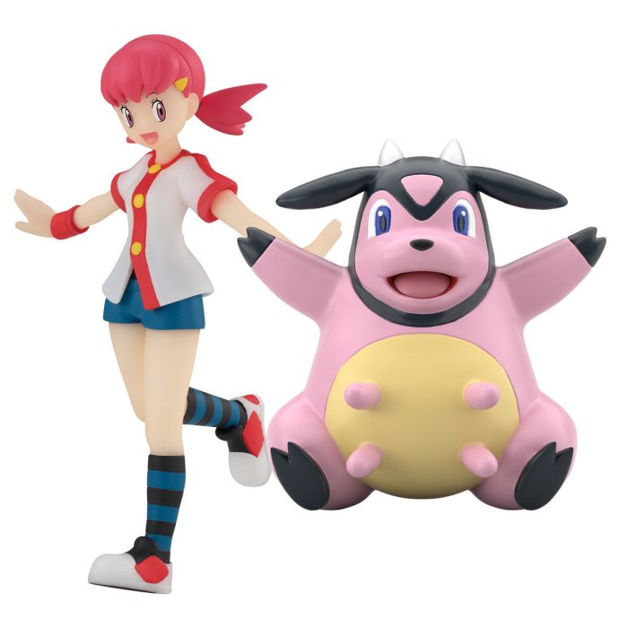 Bandai Pokemon Scale World Johto Region Whitney & Miltank Set