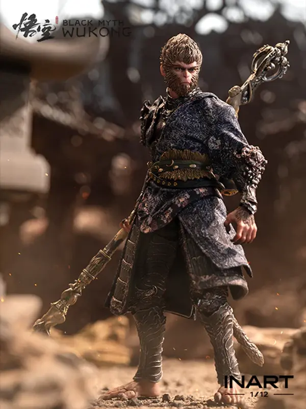 Inart 1/12 SCALE Black Myth: Wukong The Destined One Bronze Set