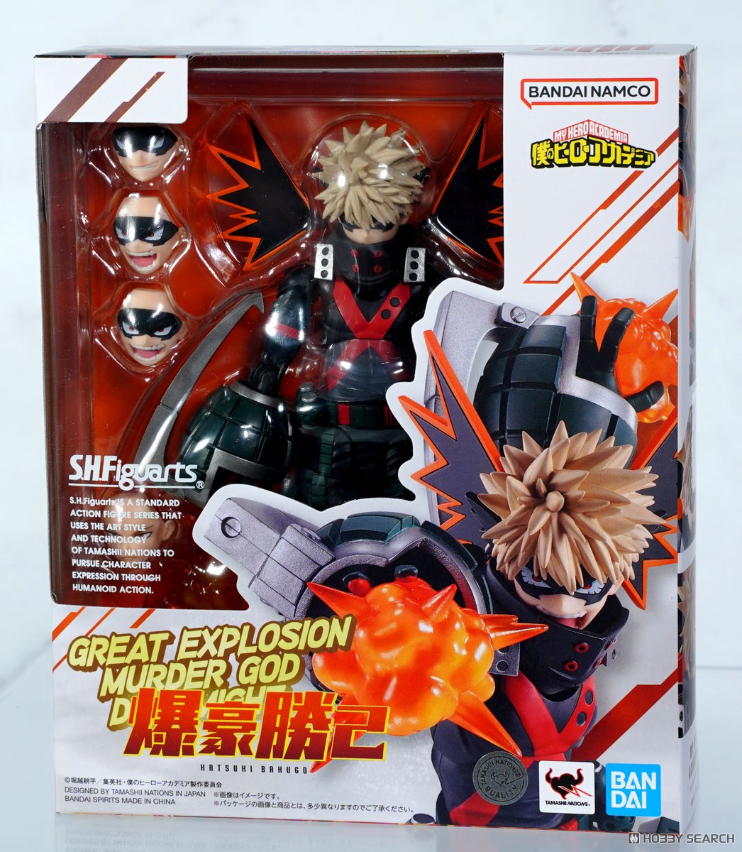 Bandai S.H.Figuarts SHF Action Figure - Katsuki Bakugo (My Hero