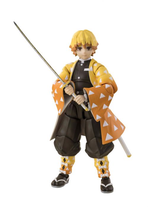 Bandai S.H.Figuarts SHF Action Figure Zenitsu Agatsuma (Demon Slayer: Kimetsu Yaiba)