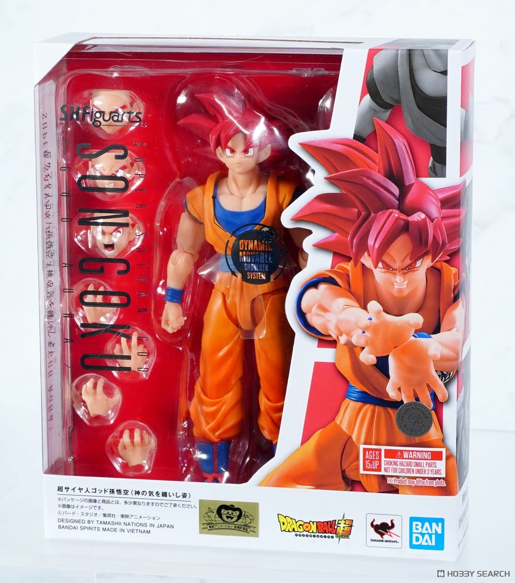 Bandai S.H.Figuarts Super Saiyan God Son Son Goku (God Aura) (Dragon Ball Z)