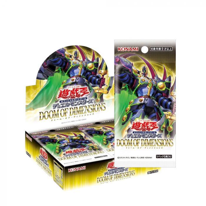 [JP Ver]KONAMI Yu-Gi-Oh! Card Game Booster - 1302-Doom of Dimensions (Box of 30)