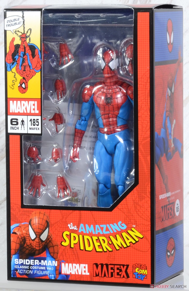 Medicom Toy MAFEX No.185 Spider-Man (Classic Costume Ver.)