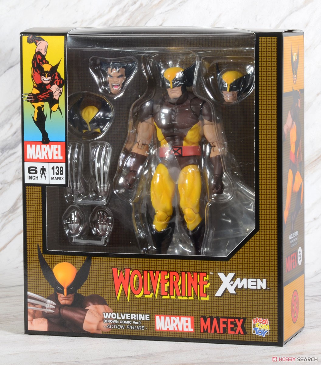 Medicom Toy MAFEX No.138 Wolverine (Brown Comic Ver.) (X-men)