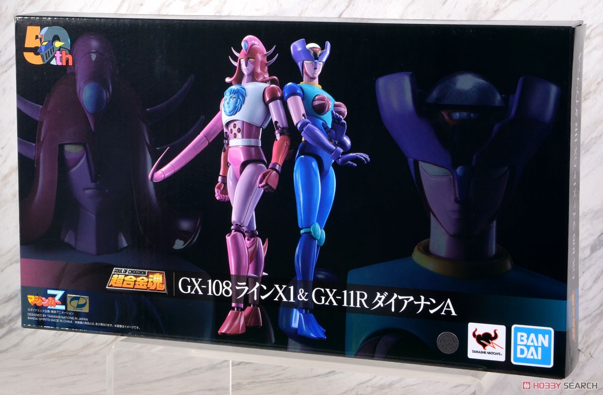 Bandai Chogokin Damashii GX-108 Rhine X1 & Dianan A