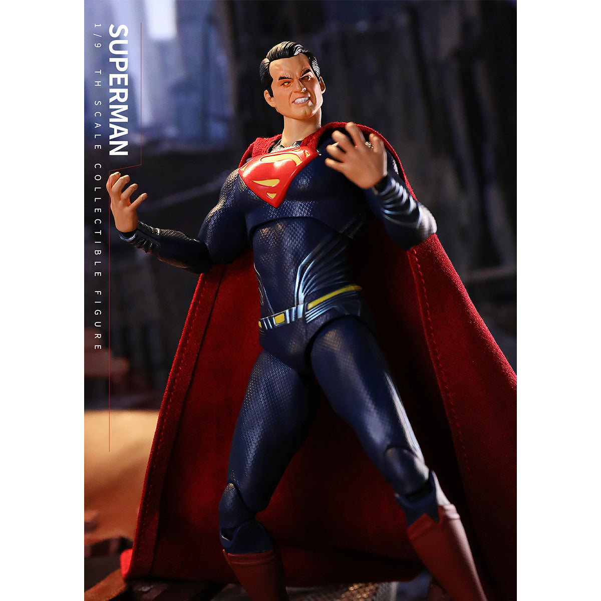 HiPlay Fondjoy - Statuetta Da Collezione Supereroe Nero Scala 1:9, 19 Cm, Con Base E Mani Extra, DC1012