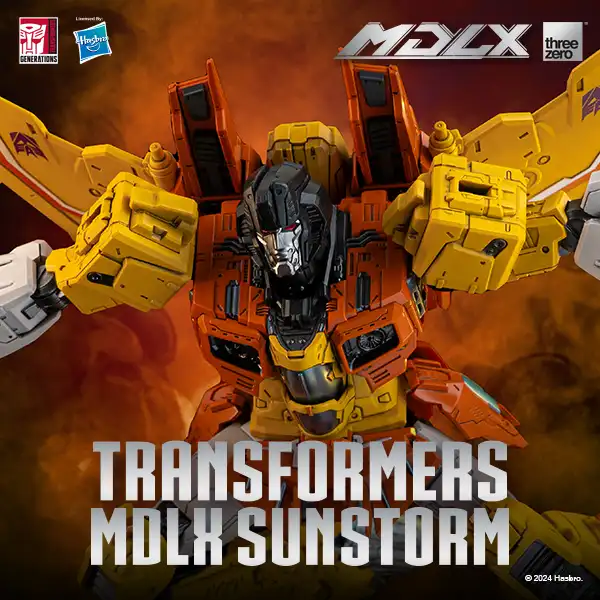 Threezero MDLX Action Figure Sunstorm (Transformers)
