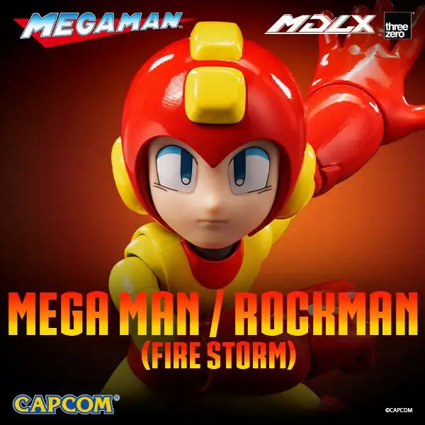 Threezero MDLX Action Figure Rockman X (Fire Storm) (Rockman X)