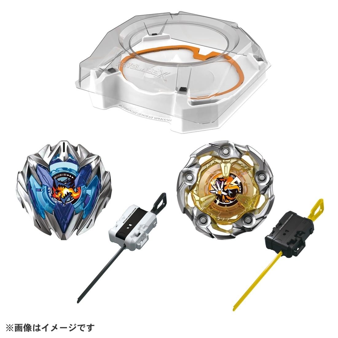 Takara Tomy 爆旋陀螺Beyblade X UX-04對戰入門套裝附發射器- 爆旋陀螺