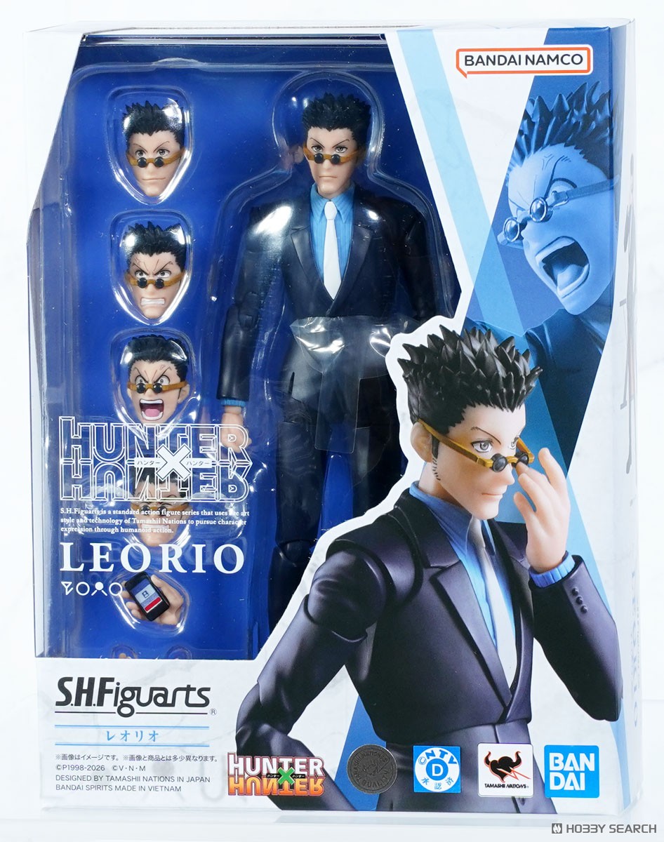 Bandai S.H.Figuarts SHF Action Figure Leorio Paladinight (HUNTER×HUNTER)