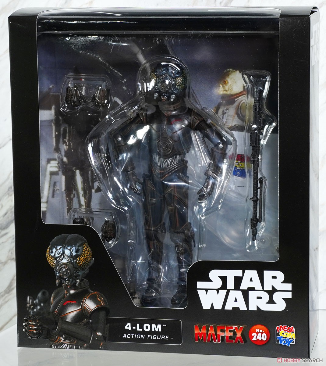 Medicom Toy MAFEX Action Figure - No.240 MAFEX 4-LOM (TM) (Star Wars: The Empire Strikes Back)