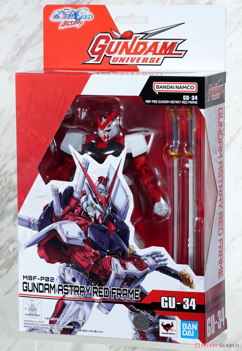 Bandai Gundam Universe MBF-P02 Gundam Astray Red Frame