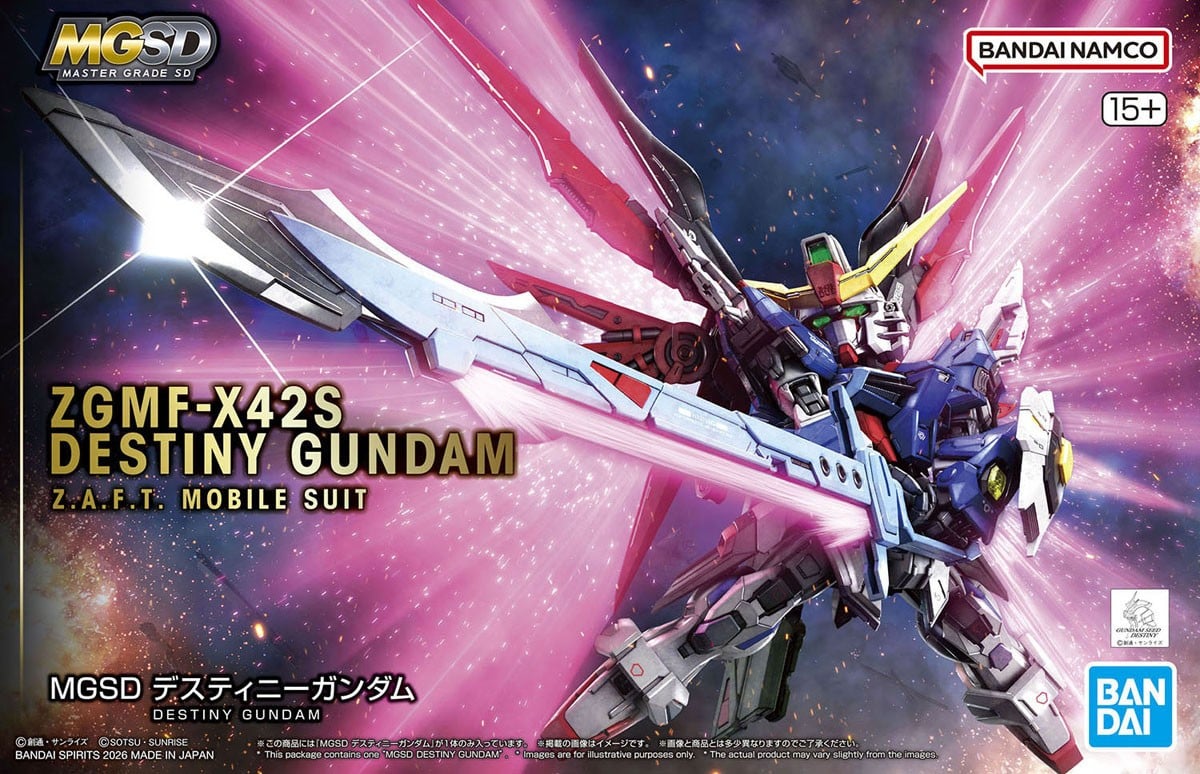 Bandai MGSD Model Kits ZGMF-X42S Destiny Gundam 