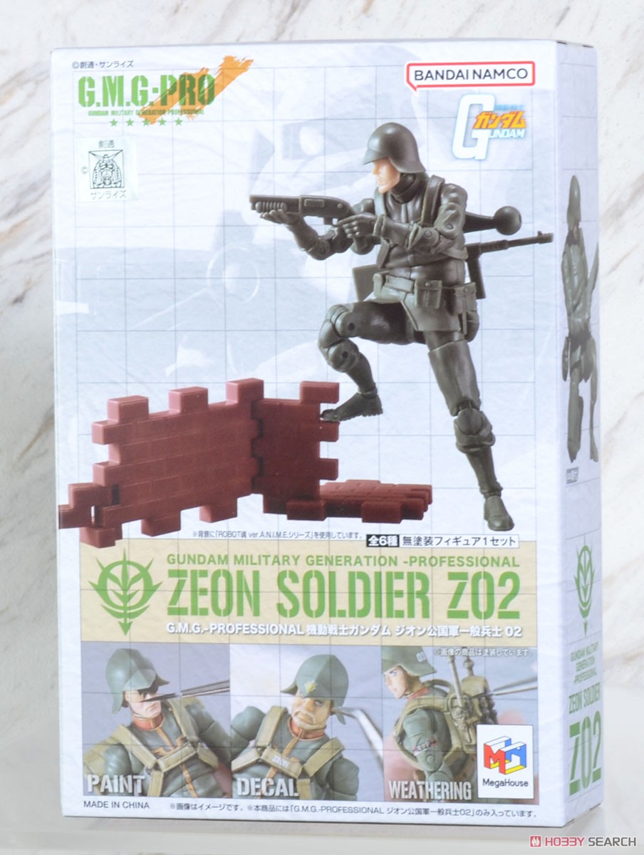 MegaHouse G.M.G. PROFESSIONAL Mobile Suit Gundam Zeon Army Normal Soldier 02 1/18 Posable Figure