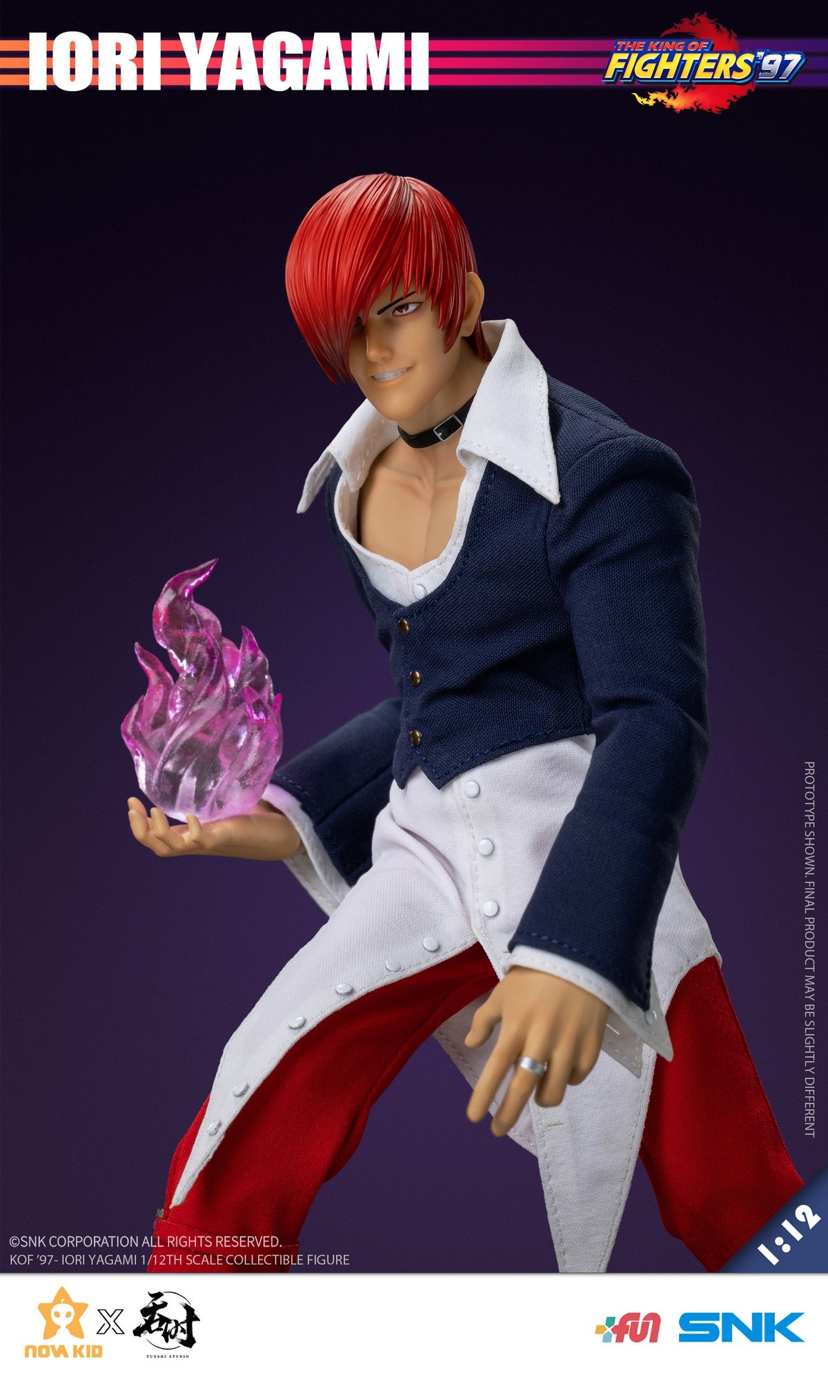 その他 TUNSHI STUDIO SNK The king of fighters'9 TUNSHI STUDIO x SNK THE KING OF FIGHTERS '97 IORI YAGAMI 1/12TH
