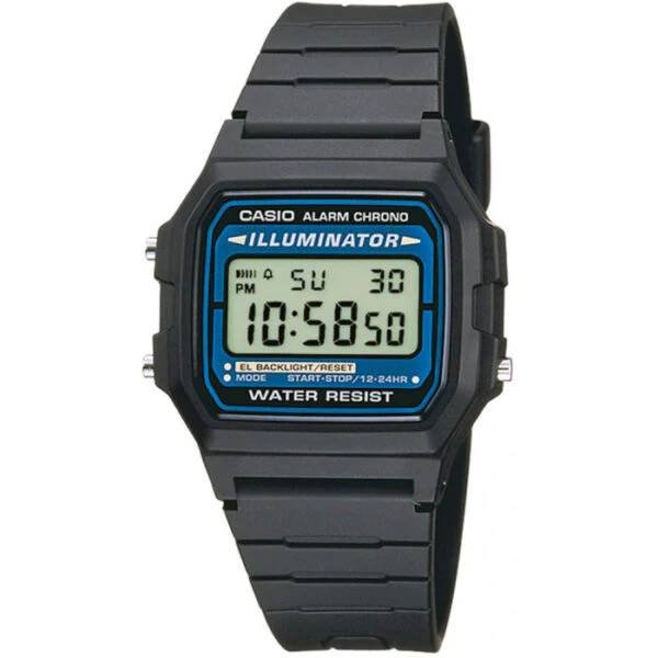Casio F-105W-1A Original New Illuminator Digital Resin Alarm Watch