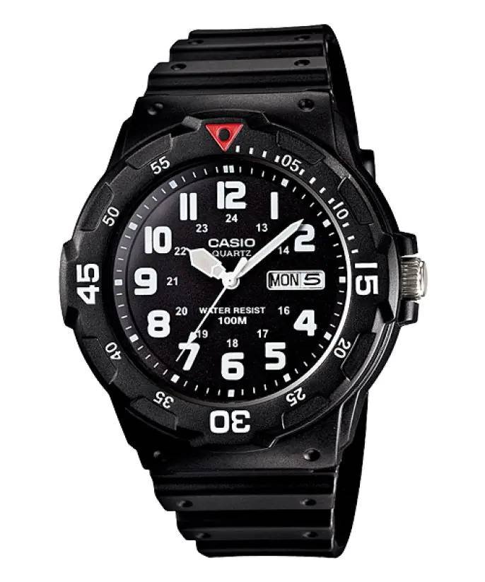 Casio MRW-200H-1BV Men Black Analog Sports Wristwatch Watch Genuine