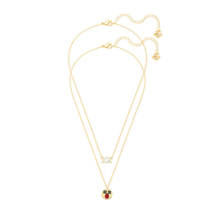 SWAROVSKI Women Gold Plated Pendant Necklace #5351571