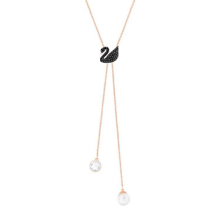 SWAROVSKI Iconic Swan Y Necklace #5351806