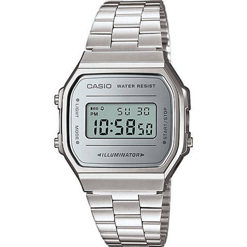 CASIO A168WEM-7 ORIGINAL Vintage ICONIC SILVER RETRO VINTAGE