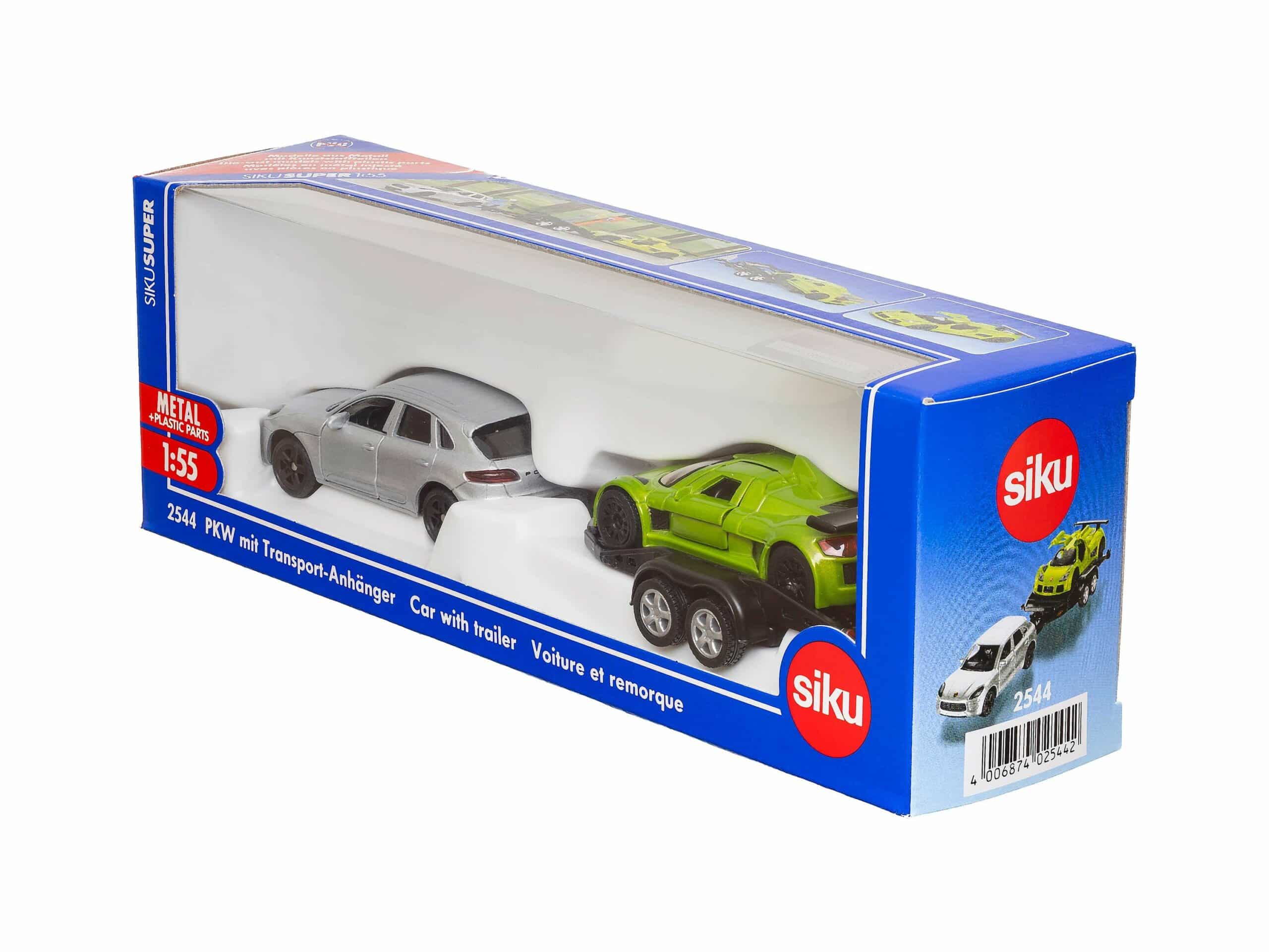 SIKU 2544 1:55 CAR WITH TRAILER