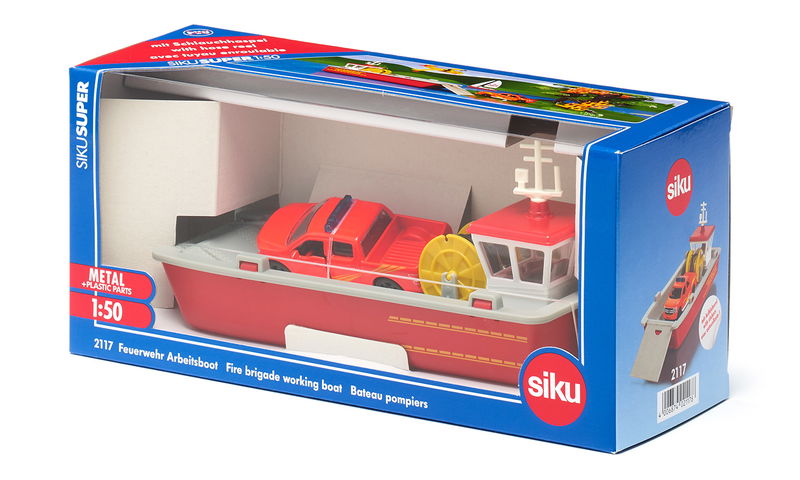SIKU 2117 Fire brigade working boat