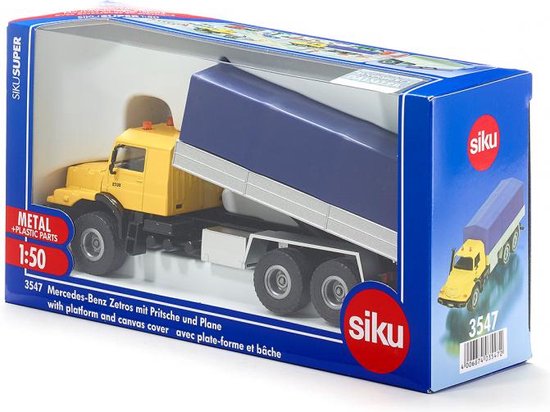 SIKU 3547 1:50 MERCDEDES-BENZ ZETROS W/ PLATE-FORME