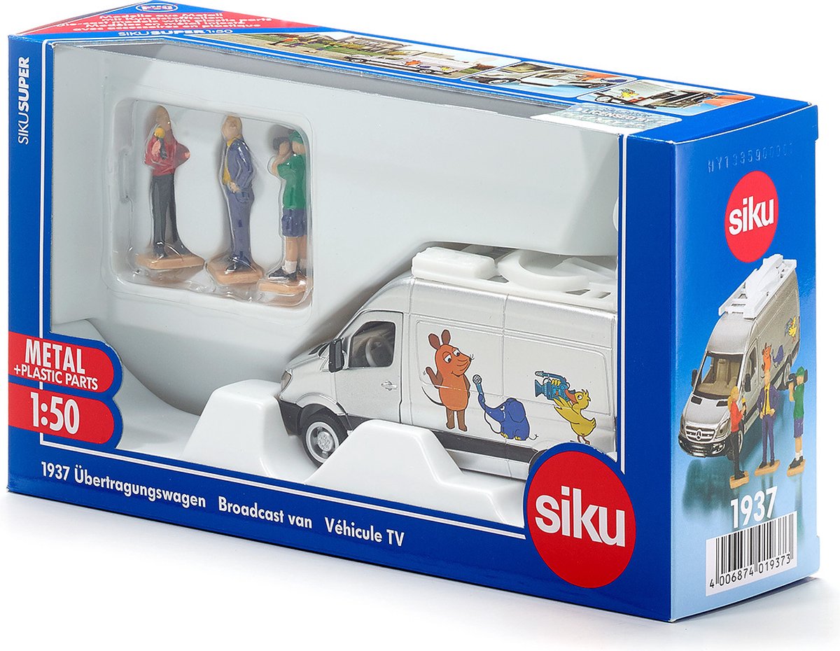 SIKU 1937 1:50 BROADCAST TRUCK