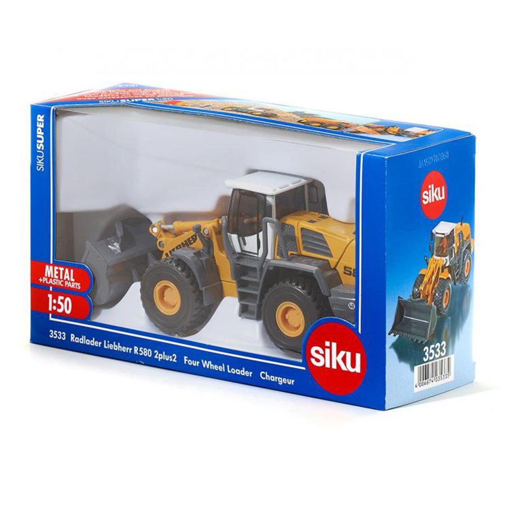 SIKU 3533 1:50 FOUR WHEEL LOADER LIEBHERR R58