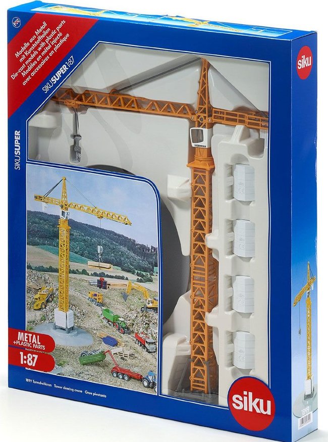SIKU 1899 1:87 TOWER SLEWING CRANE