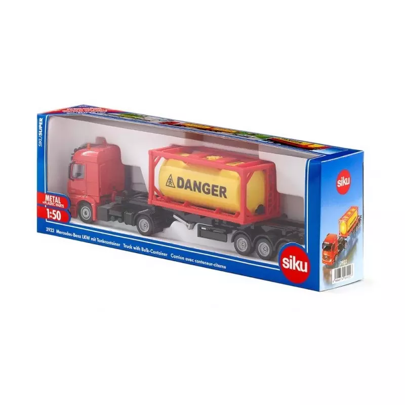 SIKU 3922 1:50 Mercedes-Benz truck with tank container